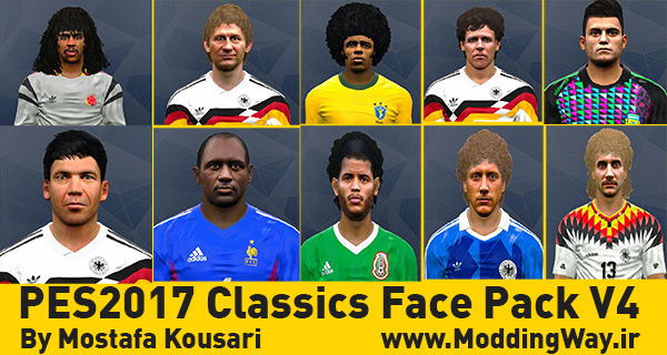 Update PES 2017 Classics Face Pack