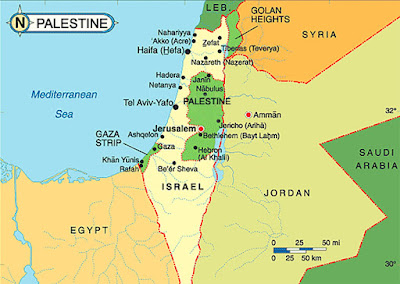 palestine map