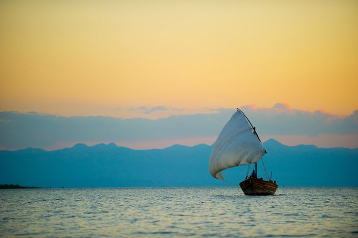 Lake Malawi (Lake Nyasa, or Lago Niassa in Mozambique), is an African Great Lake and the southernmost lake in the East African Rift system, located between Malawi, Mozambique and Tanzania. The third largest and second deepest lake in Africa, it is also the ninth largest in the world. It is reportedly the habitat of more species of fish than any other body of freshwater, including more than 1000 species of cichlids, and was officially declared a reserve by the Government of Mozambique on June 10, 2011.