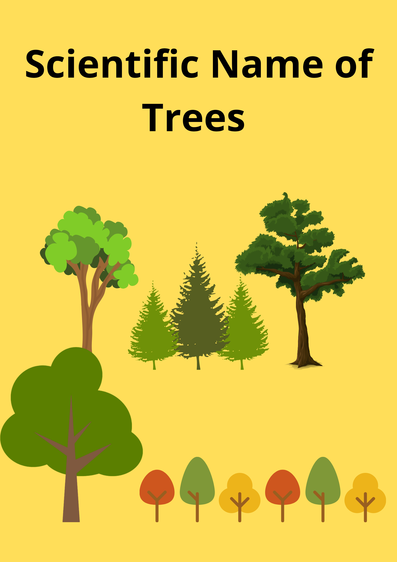 Scientific Name of Trees : वृक्षों के वैज्ञानिक नाम