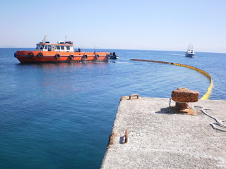 Άσκηση καταπολέμησης περιστατικού θαλάσσιας ρύπανσης στην Πύλο