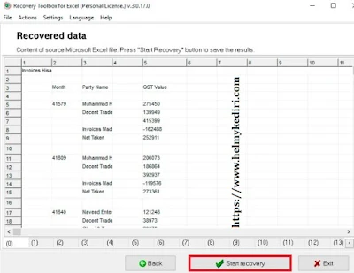 software recovery toolbox for excel