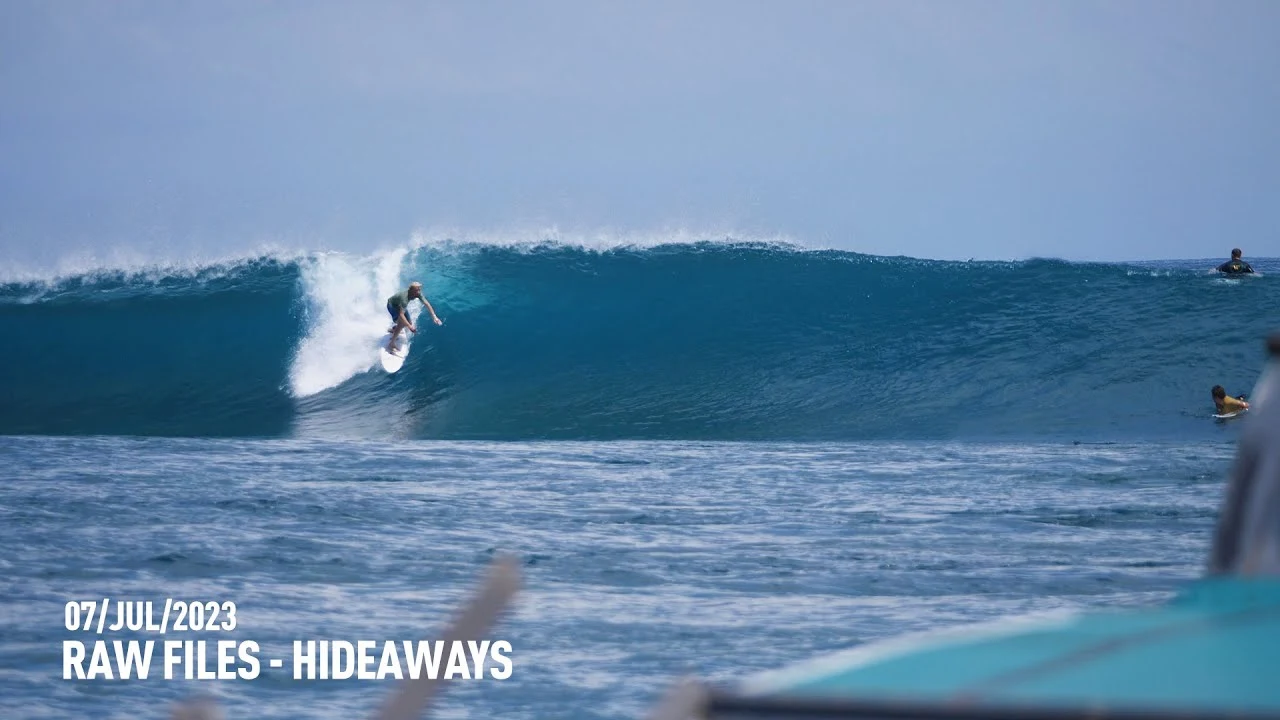 Low-Tide Scared the Crowd away at Hideaways/Mentawais 07/07/2023 RawFiles 4K