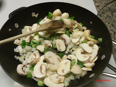 Sauteed Onions,Bell peppers, Mushrooms