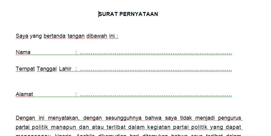 Download Surat Pernyataan Calon Pendamping Proffesional 