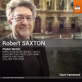Robert Saxton piano music - Clare Hammond - Toccata Classics