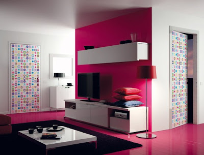 super modern colorful doors