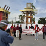 Gelar Aksi Unjuk Rasa di Tapal Batas Kendari-Konsel, BEM Nusantara Sultra Tolak Dugaan Politik Dinasti Jokowi