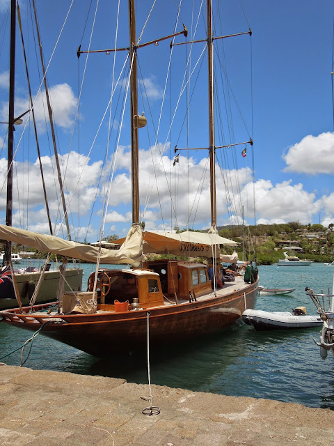 Antigua sailboat