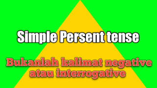 penggunaan simple present tense dalam bahasa inggris