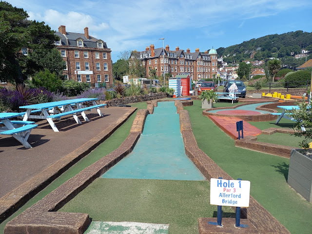 Jubilee Gardens Crazy Golf in Minehead, June 2022