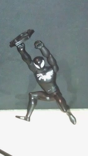  2009 Mcdonalds Black Spiderman Venom 3 Figure Swinging