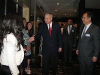 Guest of honor his Excellency Raja Nasrin Shah