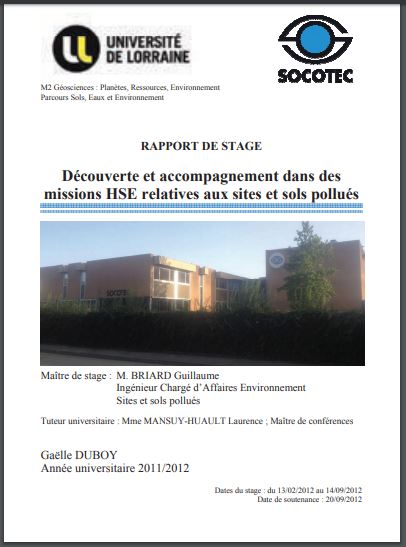 RAPPORT DE STAGE HSE - PDF