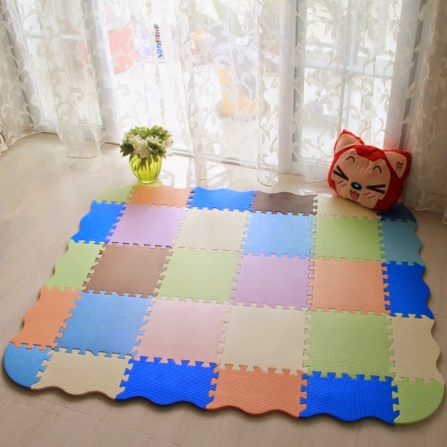  foam puzzle mats, children's room floor 