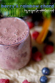 Berry & Rainbow Chard Smoothie by Anyonita-Nibbles.co.uk