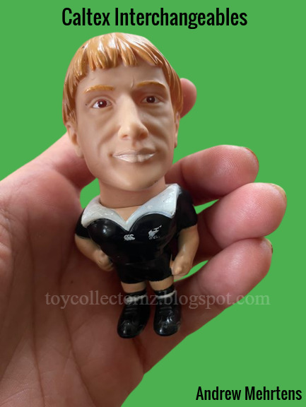 Caltex Interchangeables 1998 All Blacks Figures Rugby Eggs Andrew Mehrtens Number 10 Rugby Jersey
