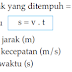 Rumus Gerak Lurus Beraturan (GLB) Fisika