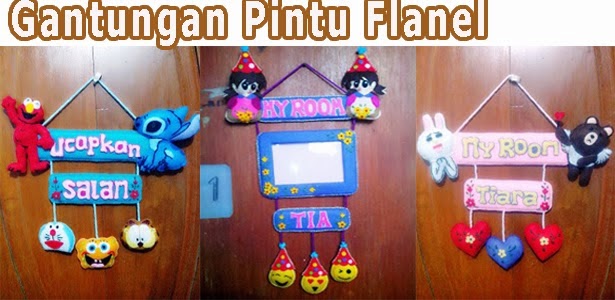 SOUVENIR FLANEL MURAH HIASAN GANTUNGAN KAMAR 