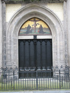 Wittenburg church door, considered the beginning of the Reformation