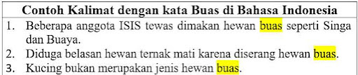 23 Contoh Kalimat Buas di Bahasa Indonesia dan Pengertiannya