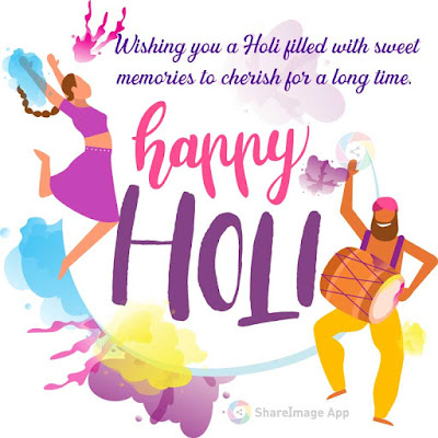 Happy Holi wishes quotes or status Images and messages