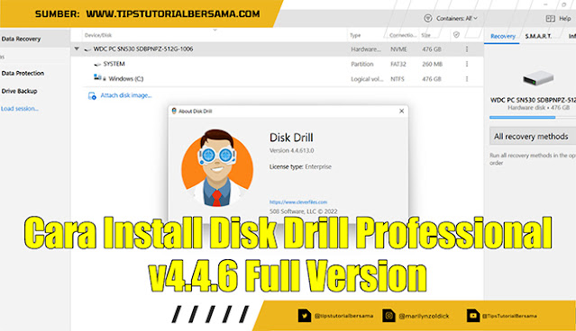 Cara Install Disk Drill Professional v4.4.6 Full Version