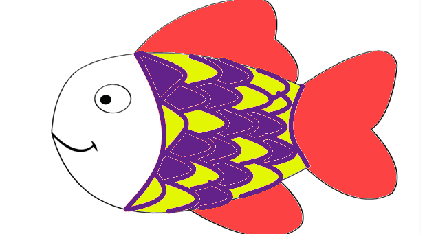 Contoh Gambar Dekoratif Motif Ikan - Gambar Dekoratif