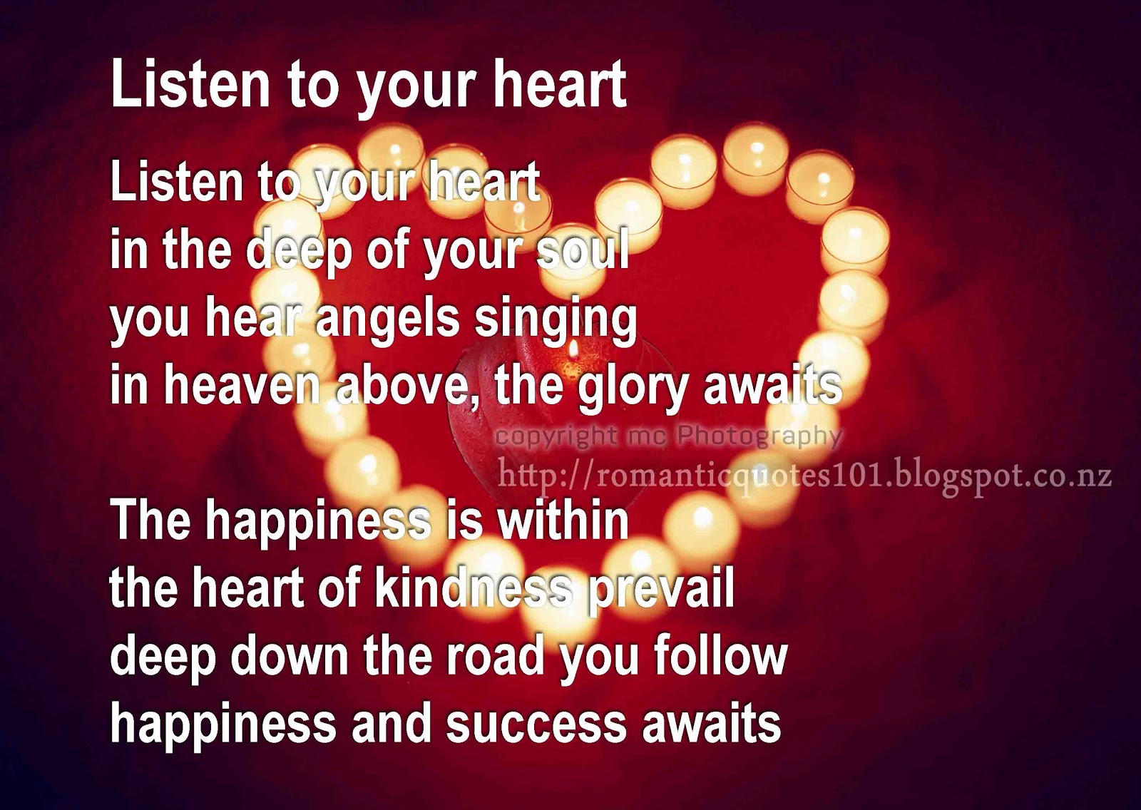 Love Quotes Listen To Your Heart