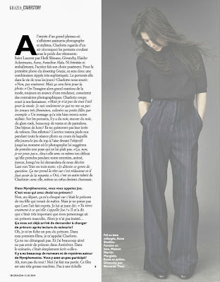 Charlotte Gainsbourg HQ Pictures Grazia France Magazine Photoshoot Janvier 2014