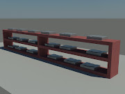I've added low poly, but to scale PlayStation 1's so you can get a sense of . (console shelf)