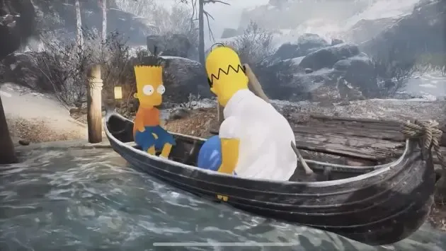 Homer and Bart Mod for God of War