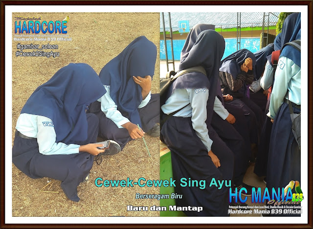 Gambar Siswa-Siswi SMA Negeri 1 Ngrambe Cover Biru - Buku Album Gambar Soloan Edisi 7