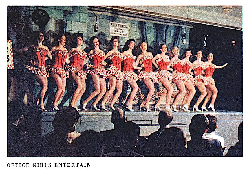 a 1948 chorus line photograph