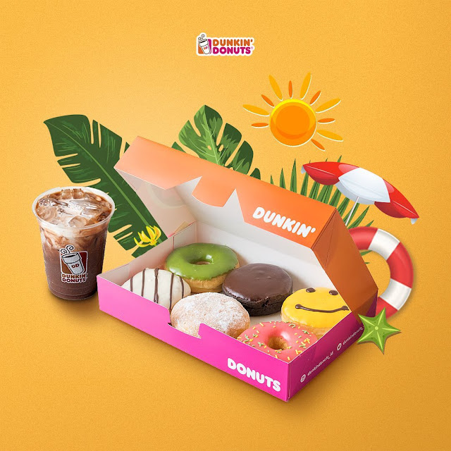 #DunkinDonuts - #Promo 6 Donut & 1 Minuman Hanya 50K (s.d 24 Juni 2019)