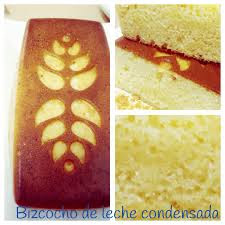 Bizcocho jugoso con leche condensada