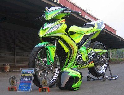 Modifikasi Jupiter Mx Menjadi Motor Cross