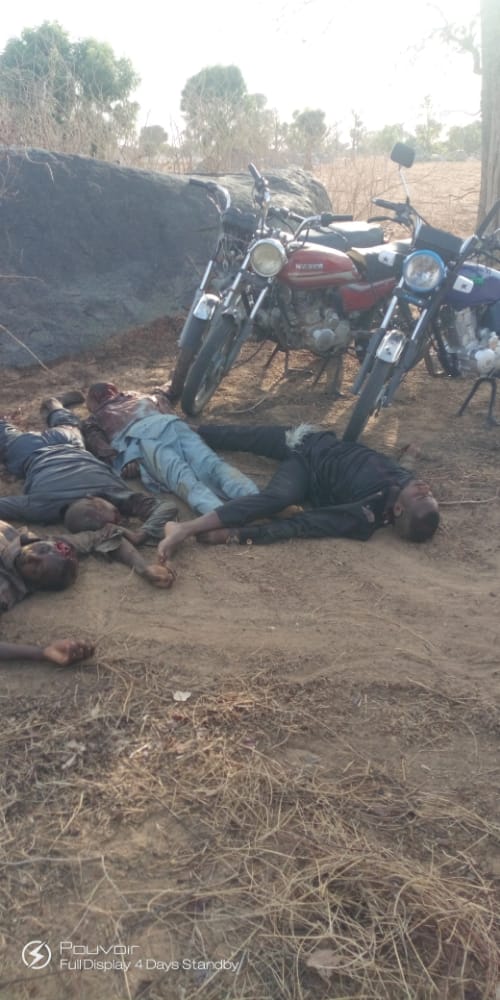 POLICE REPEL BANDITS’ ATTACK ON BATSARI COMMUNITIES, FOUR (4) BANDITS WERE NEUTRALIZED AND THREE (3) OF THEIR MOTORCYCLES RECOVERED: 