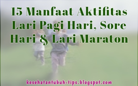 15 Manfaat Aktifitas Lari Pagi Hari, Sore Hari, Lari Maraton