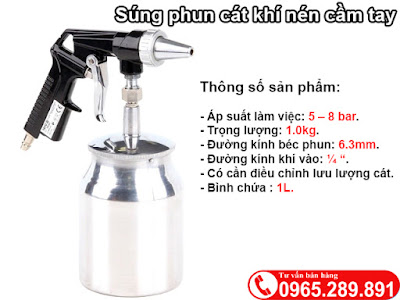 Súng phun cát khí nén