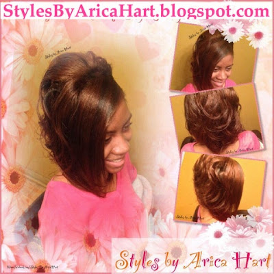 styles by Arica Hart, wrap hairstyles for long hair