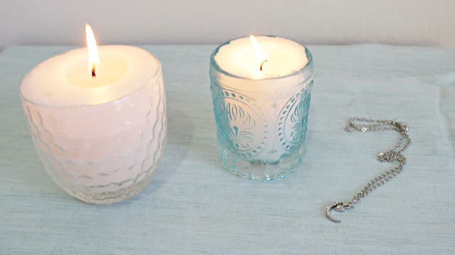  candles with jewelry hidden inside
