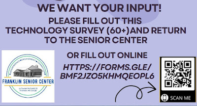 Attention Seniors in Franklin: Please complete this Technology Survey