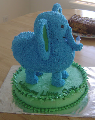 Elephant Baby Shower Cakes on The Cake Cow  Elephant Baby Shower