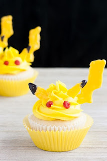 ideas de cupcakes de pikachu para fiesta pokemon