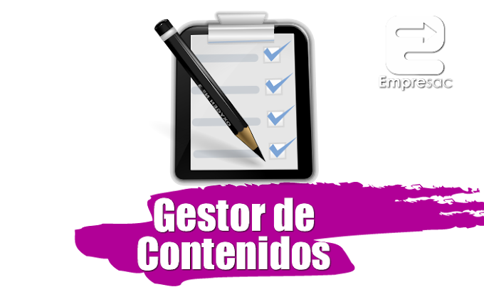 ADMINISTRADOR DE CONTENIDO VÍA WEB