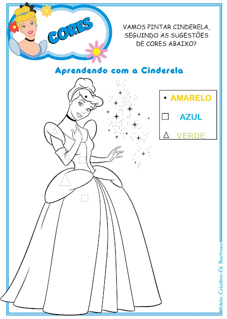 Atividades Educativas das Princesas Disney para Imprimir Grátis