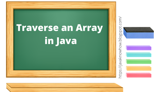 Traverse an Array in Java - Iterating over Arrays in Java