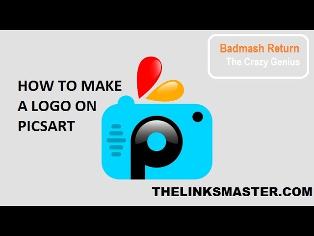 How To Make Logo In Picsart With Android Phone ! Picsart 