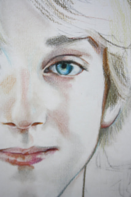 15 mai - Début du portrait de Théo